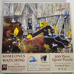 Jan Martin‎ McGuire 500 Piece Someones Watching Jigsaw Puzzle SunsOut Sealed